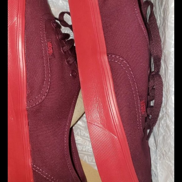 Vans rare color way port wine red NWT mens 11 - Picture 6 of 16